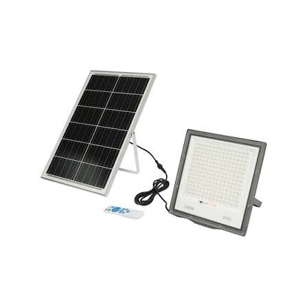 Proiector Led 300W cu panou solar si telecomanda